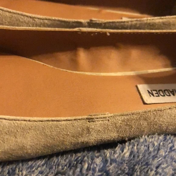 Steve Madden Cream/Tan Flats “Emilie” Size: 9.5 ⚠️modified⚠️ - Picture 6 of 7